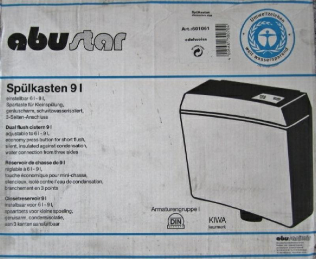 ABUSTAR Spülkasten EDELWEISS