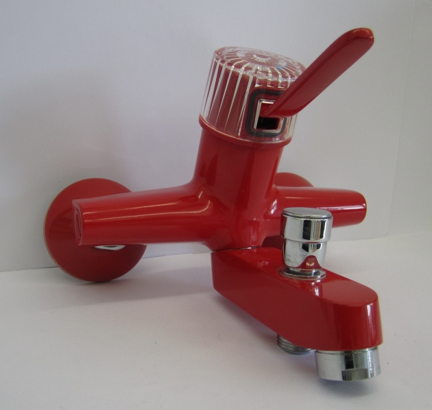 Schläfer Badewannenarmatur Armatur ROT