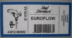 IDEAL STANDARD Euroflow Zweigriff Waschtischarmatur Chrom