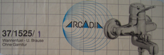 NEWFORM Badewannenarmatur Armatur Beige Braun geflammt