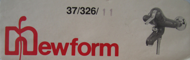 NEWFORM Badewannenarmatur Armatur ROT