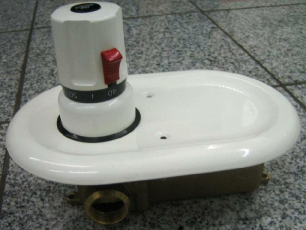 Bausatz 2 - Idealux Junior Oberteile Unterputz Thermostat Weiss