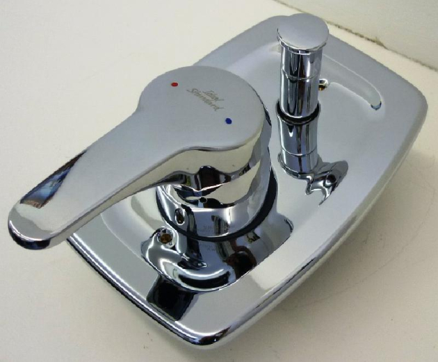 Bausatz 2 - Ceradisc Oberteile Unterputz-Badewannenarmatur Chrom