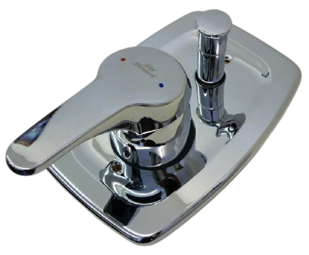 Bausatz 2 - Ceradisc Oberteile Unterputz-Badewannenarmatur Chrom Unterputz Badewannenarmatur, UP Wannenarmatur, Badewannenarmatur Unterputz Chrom