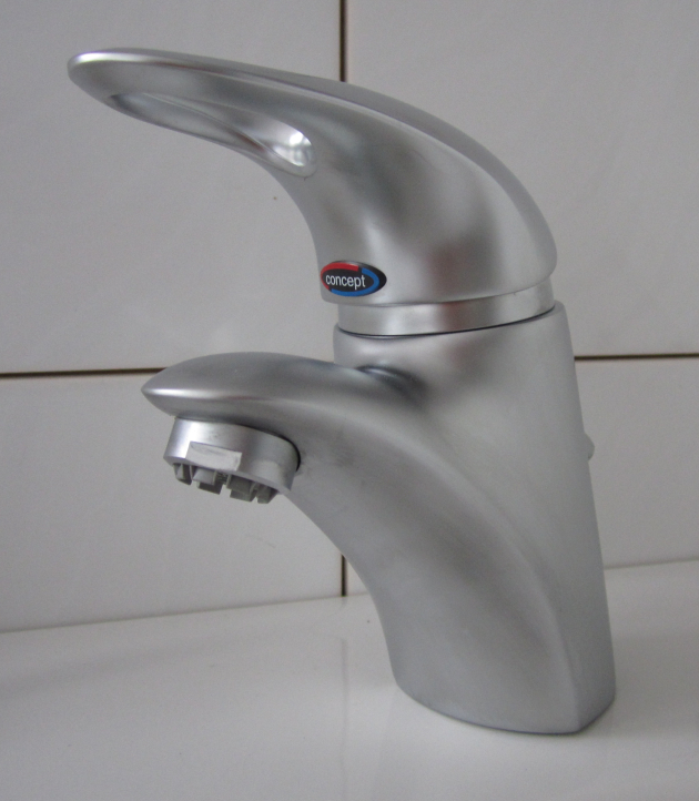 Concept Contura 300 Waschbeckenarmatur Niederdruck in Chrom-Matt Velourchrom