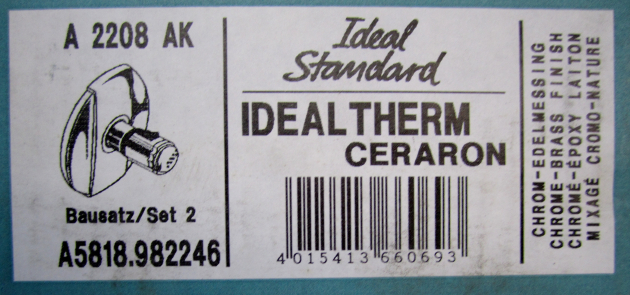 Bausatz 2 - Ceraron Oberteile Unterputz-Duscharmatur Chrom Edelmessing