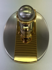 Bausatz 2 - Idealtherm Ceratop Oberteile Unterputz-Duscharmatur Satin Gold