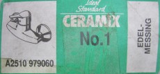 IDEAL STANDARD Ceramix No.1 Duschwannenarmatur EDELMESSING
