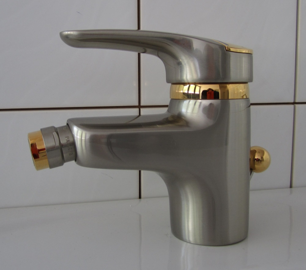 Ceraron Bidet Armatur Bidetarmatur Satin Gold