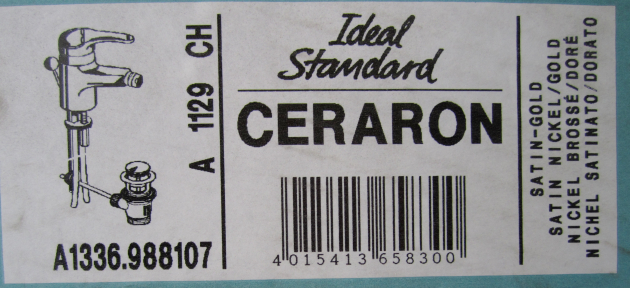 Ceraron Bidet Armatur Bidetarmatur Satin Gold