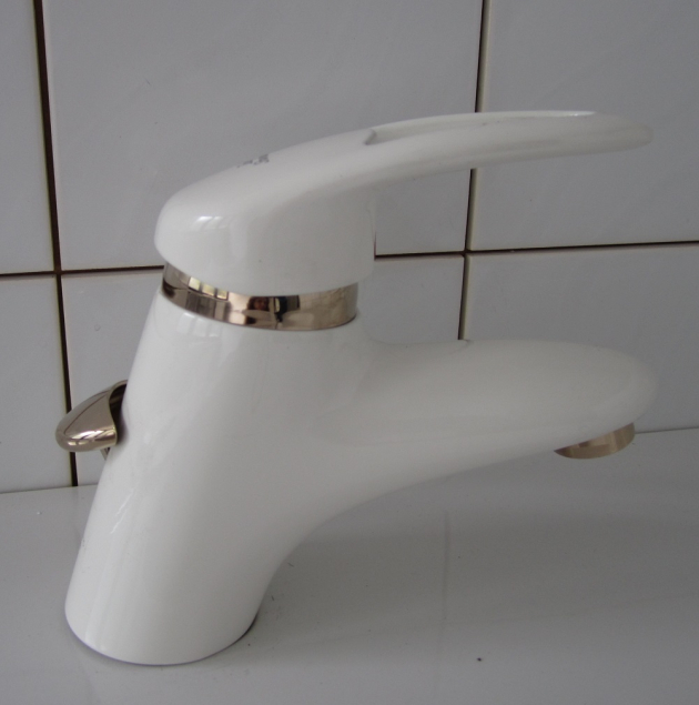 IDEAL STANDARD Idyll Waschbeckenarmatur Weiss Edelmessing