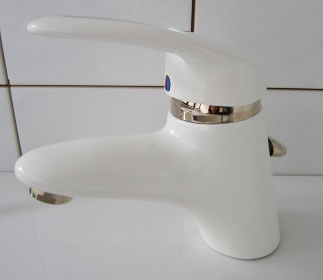 IDEAL STANDARD Idyll Waschbeckenarmatur Weiss Edelmessing