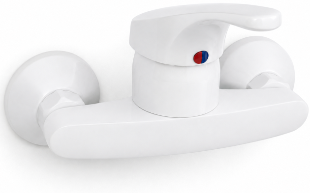 Ceradisc Duscharmatur Duschwannenarmatur Brausebatterie WEISS