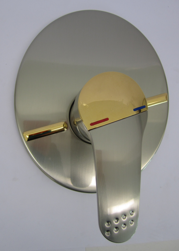 Bausatz 2 - Ceraron Unterputz Duschwannenarmatur Duscharmatur Satin Gold