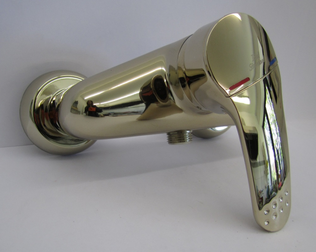 Ceraron Duscharmatur Brausebatterie Edelmessing