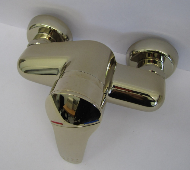 Ceraron Duscharmatur Brausebatterie Edelmessing