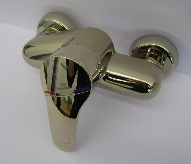 Ceraron Duscharmatur Brausebatterie Edelmessing