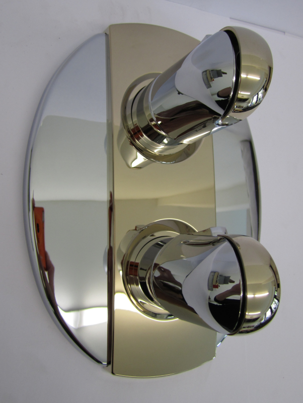 Bausatz 2 - Ceratherm Thermostat Chrom Edelmessing