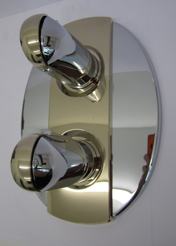 Bausatz 2 - Ceratherm Thermostat Chrom Edelmessing