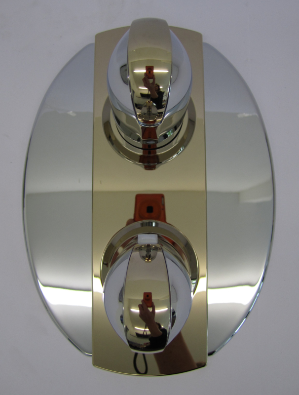 Bausatz 2 - Ceratherm Thermostat Chrom Edelmessing