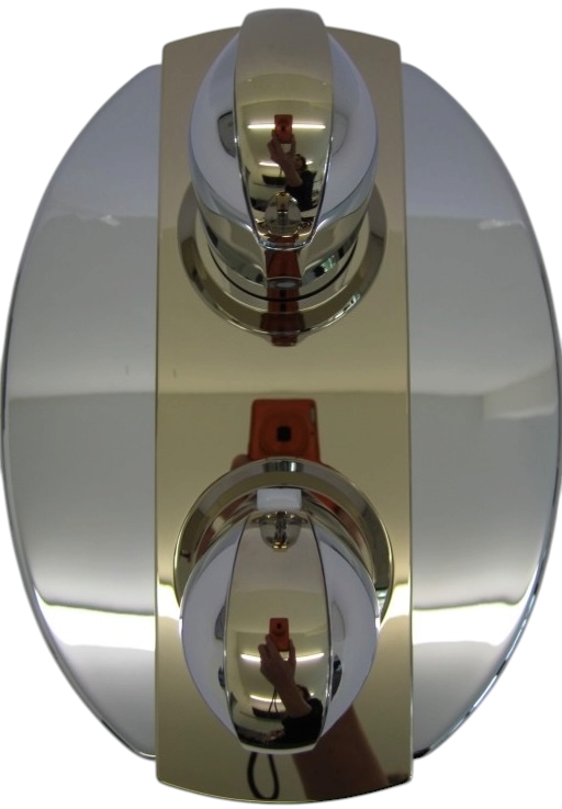 Bausatz 2 - Ceratherm Thermostat Chrom Edelmessing