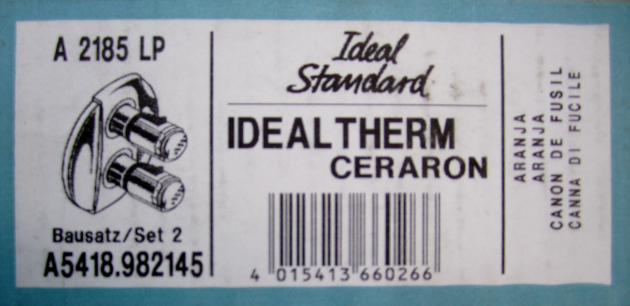 Bausatz 2 - Idealtherm Ceraron Thermostat Aranja Edelmessing