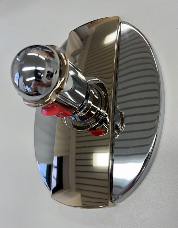 Bausatz 2 - Ceratop Oberteile Unterputz-Duscharmatur Chrom Edelmessing