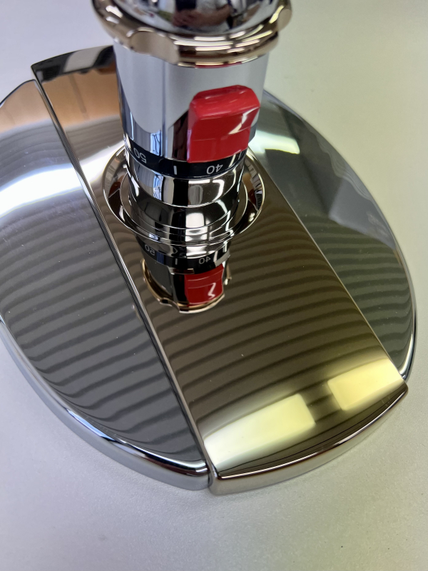 Bausatz 2 - Ceratop Oberteile Unterputz-Duscharmatur Chrom Edelmessing