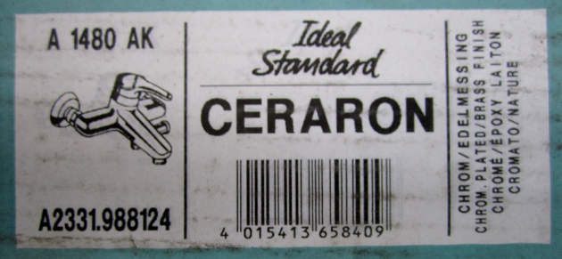 IDEAL STANDARD Ceraron Badewannenarmatur Chrom Edelmessing