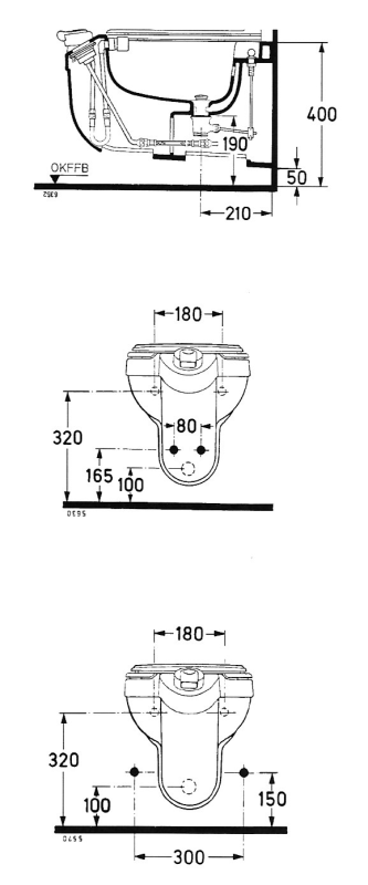 PLAYA Bidet Armatur Bidetarmatur Edelmessing