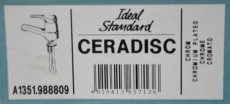IDEAL STANDARD Ceradisc Waschbecken-Armatur CHROM