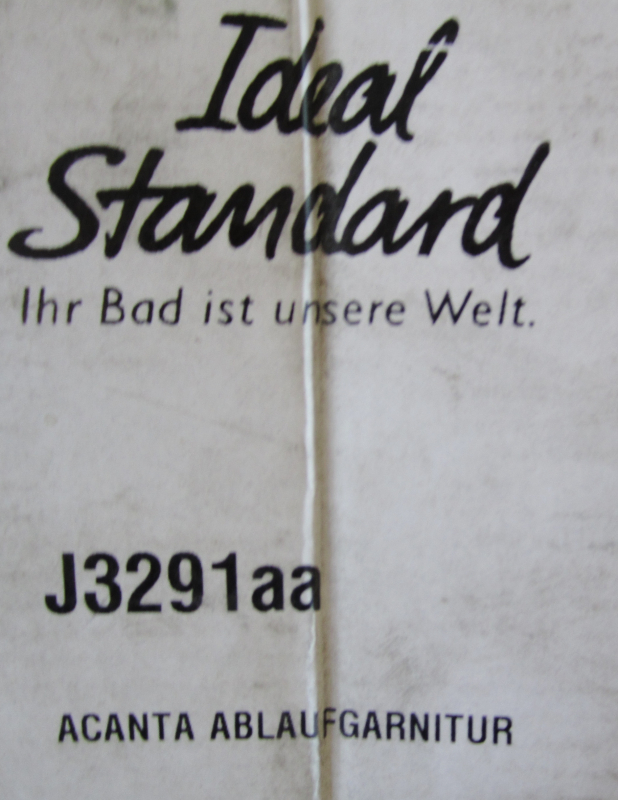 Ideal Standard Acanta Ablaufgarnitur Chrom