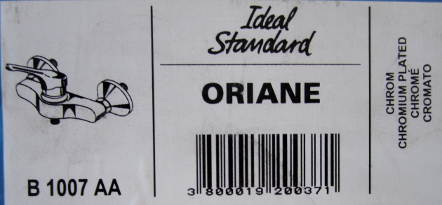 ORIANE Duscharmatur Brausebatterie Chrom