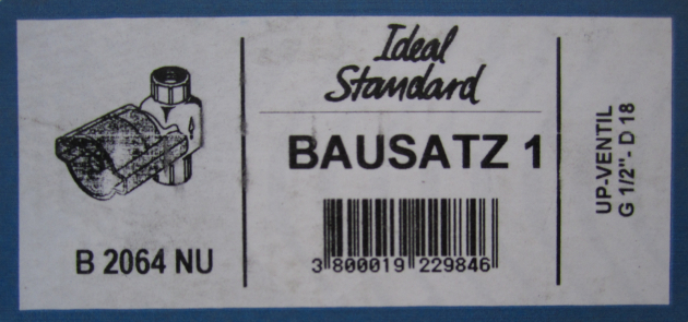 IDEAL STANDARD Bausatz 1 Unterputz-Ventil Armatur B2064NU