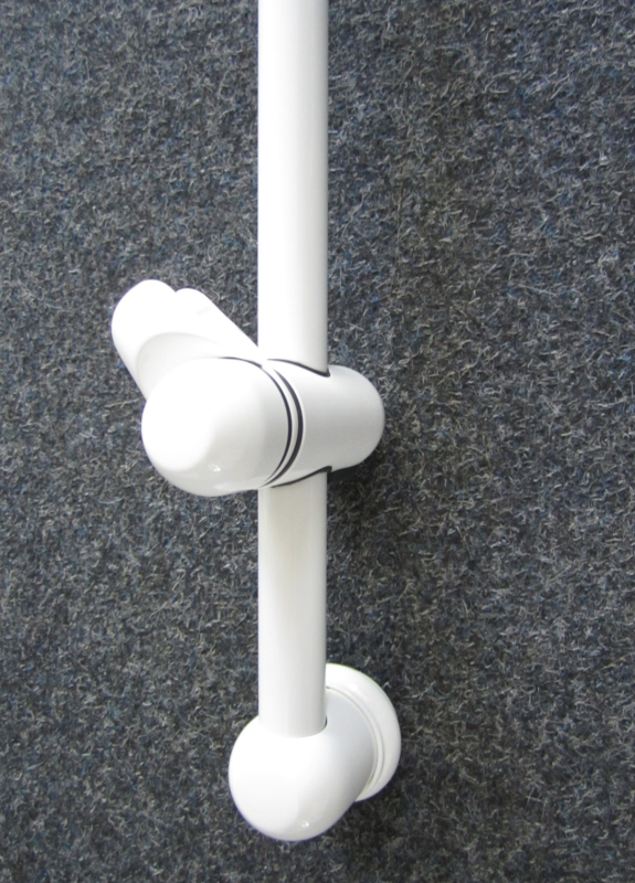 Trevi Deluxe Brausestange Duschstange 90 cm Weiss