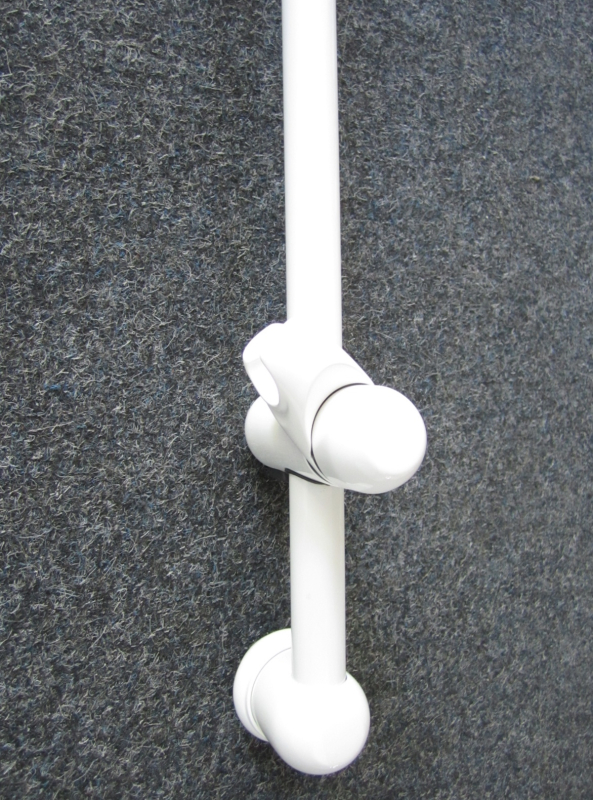 Trevi Deluxe Brausestange Duschstange 90 cm Weiss