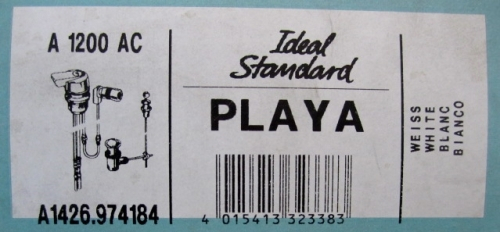 PLAYA Bidet Armatur Bidetarmatur Weiss