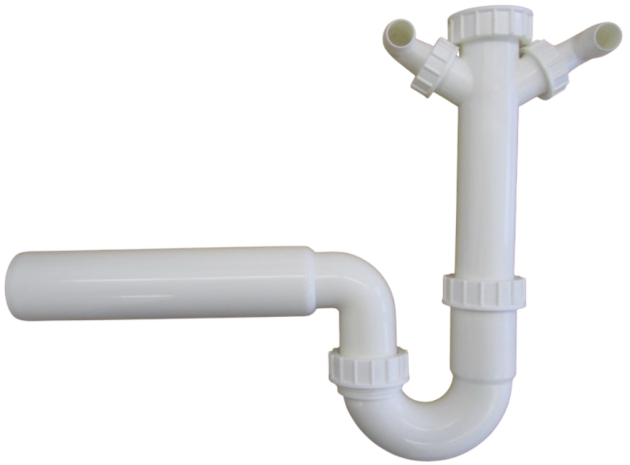 Spülen-Geruchsverschluss /-Siphon mit 2 Geräteanschlussen