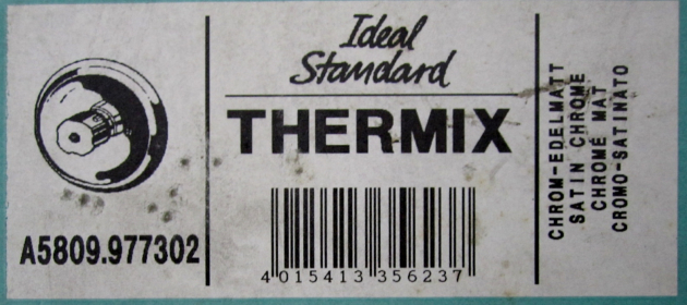 THERMIX Thermostat Unterputz-Armatur Duscharmatur Chrom-Matt Edelmatt