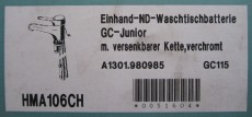 IDEAL STANDARD GC-Junior Waschbeckenarmatur Niederdruck CHROM