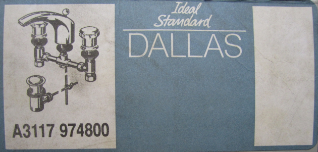 Ideal Standard Dallas 3-Loch-Armatur Waschbeckenarmatur CHROM