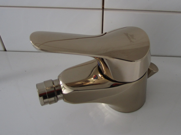 IDEAL STANDARD Ceramix Bidetarmatur Edelmessing