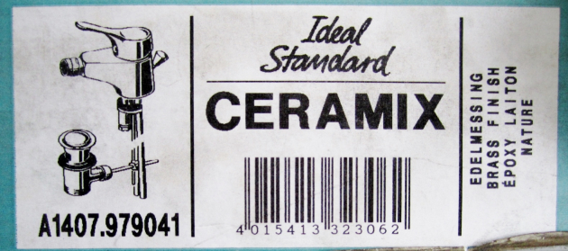 IDEAL STANDARD Ceramix Bidetarmatur Edelmessing