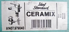IDEAL STANDARD Ceramix Bidetarmatur Rot