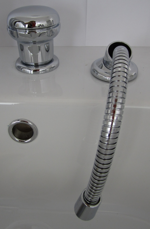 DALLAS 4-Loch-Waschbeckenarmatur Waschtischarmatur CHROM