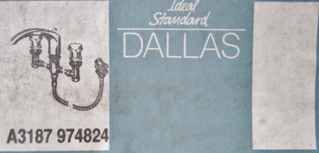 DALLAS 4-Loch-Waschbeckenarmatur Waschtischarmatur CHROM