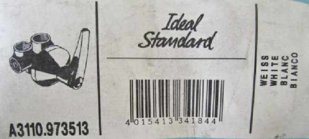 IDEAL STANDARD Unterputz Wandeinbau Fünfwege Ventil WEISS