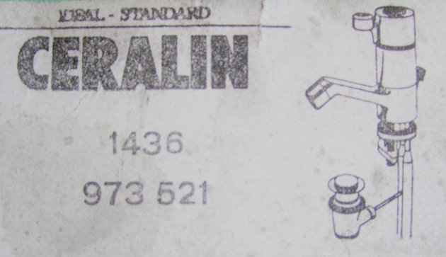 IDEAL STANDARD Ceralin Waschbeckenarmatur WEISS