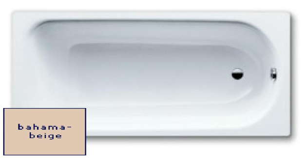 KALDEWEI Saniform Badewanne 160 x 75 cm BAHAMABEIGE BAHAMA BEIGE