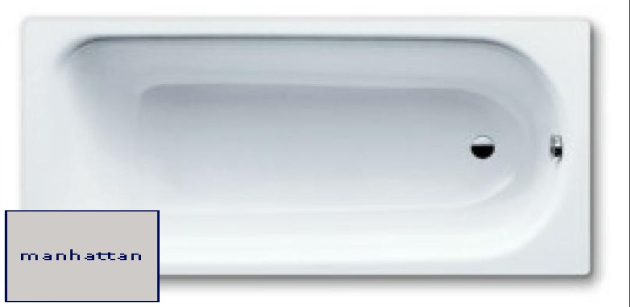 KALDEWEI Saniform 362-1 Badewanne 160 x 70 cm MANHATTAN GRAU